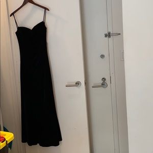 Beautiful evening velour dress